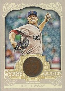 2012 Topps Gypsy Queen - Indian Head Penny #IHP-JL Jon Lester  Front