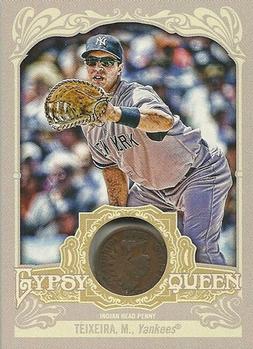 2012 Topps Gypsy Queen - Indian Head Penny #IHP-MT Mark Teixeira  Front