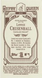 2012 Topps Gypsy Queen - Mini #215 Lonnie Chisenhall  Back