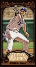 2012 Topps Gypsy Queen - Mini Black #135 Clayton Kershaw  Front