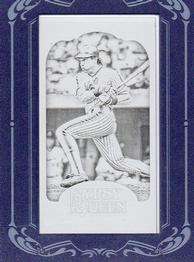 2012 Topps Gypsy Queen - Mini Framed Printing Plates Black #343 Gary Carter  Front