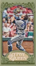 2012 Topps Gypsy Queen - Mini Green #77 J.P. Arencibia  Front