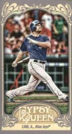 2012 Topps Gypsy Queen - Mini Gypsy Queen Back #36 Adam Lind  Front