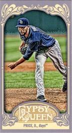 2012 Topps Gypsy Queen - Mini Gypsy Queen Back #70 David Price  Front