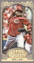 2012 Topps Gypsy Queen - Mini Gypsy Queen Back #93 Johnny Cueto  Front