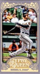 2012 Topps Gypsy Queen - Mini Gypsy Queen Back #177 Nick Markakis  Front