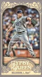 2012 Topps Gypsy Queen - Mini Gypsy Queen Back #181 Jeremy Hellickson  Front