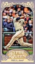 2012 Topps Gypsy Queen - Mini Gypsy Queen Back #182 Buster Posey  Front