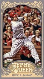 2012 Topps Gypsy Queen - Mini Gypsy Queen Back #197 David Freese  Front