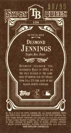2012 Topps Gypsy Queen - Mini Sepia #104 Desmond Jennings  Back