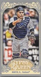2012 Topps Gypsy Queen - Mini Straight Cut Back #5 Russell Martin  Front