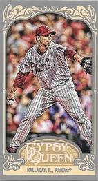 2012 Topps Gypsy Queen - Mini Straight Cut Back #10 Roy Halladay  Front