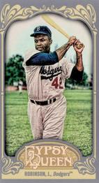 2012 Topps Gypsy Queen - Mini Straight Cut Back #18 Jackie Robinson  Front