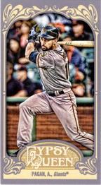 2012 Topps Gypsy Queen - Mini Straight Cut Back #53 Angel Pagan  Front