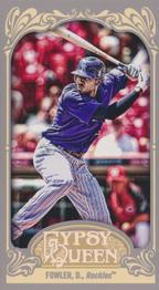 2012 Topps Gypsy Queen - Mini Straight Cut Back #95 Dexter Fowler  Front