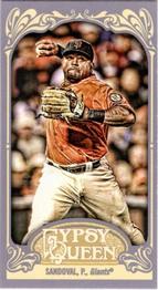 2012 Topps Gypsy Queen - Mini Straight Cut Back #105 Pablo Sandoval  Front