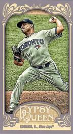 2012 Topps Gypsy Queen - Mini Straight Cut Back #168 Ricky Romero  Front