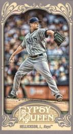 2012 Topps Gypsy Queen - Mini Straight Cut Back #181 Jeremy Hellickson  Front