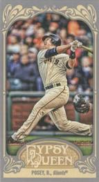 2012 Topps Gypsy Queen - Mini Straight Cut Back #182 Buster Posey  Front