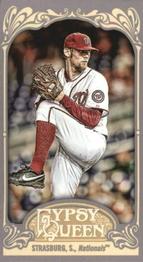 2012 Topps Gypsy Queen - Mini Straight Cut Back #184 Stephen Strasburg  Front