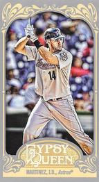 2012 Topps Gypsy Queen - Mini Straight Cut Back #214 J.D. Martinez  Front