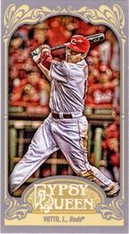 2012 Topps Gypsy Queen - Mini Straight Cut Back #220 Joey Votto  Front
