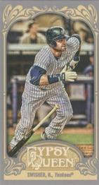 2012 Topps Gypsy Queen - Mini Straight Cut Back #332 Nick Swisher  Front