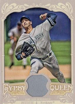 2012 Topps Gypsy Queen - Relics #GQR-AP Andy Pettitte  Front