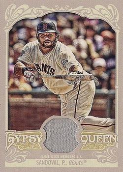 2012 Topps Gypsy Queen - Relics #GQR-PS Pablo Sandoval  Front
