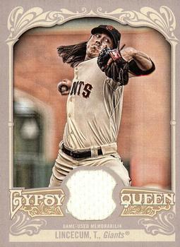 2012 Topps Gypsy Queen - Relics #GQR-TL Tim Lincecum  Front