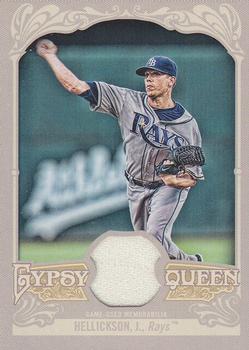 2012 Topps Gypsy Queen - Relics #GQR-JH Jeremy Hellickson  Front