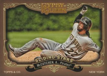 2012 Topps Gypsy Queen - Sliding Stars #SS-AM Andrew McCutchen  Front