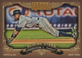 2012 Topps Gypsy Queen - Sliding Stars #SS-CG Curtis Granderson  Front