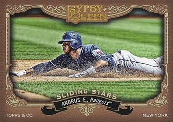 2012 Topps Gypsy Queen - Sliding Stars #SS-EA Elvis Andrus  Front