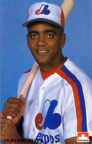 1991 Petro Canada Montreal Expos Postcards #NNO Gilberto Reyes Front