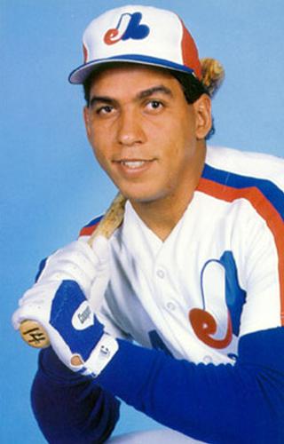 1989 Montreal Expos Postcards #8 Andres Galarraga Front