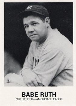 1977-84 Galasso Glossy Greats #193 Babe Ruth Front