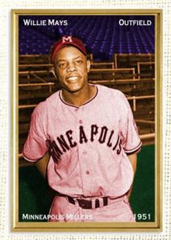 2009 Superior Minor League #5 Willie Mays Front