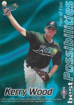 1998 Team Best - Player of the Year Promos #5 Kerry Wood Front