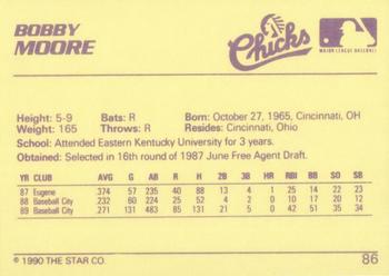1990 Star #86 Bobby Moore Back