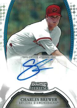 2011 Bowman Sterling - Prospect Autographs Refractors #BSP-CB Charles Brewer Front