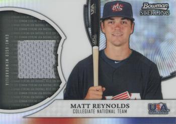 2011 Bowman Sterling - USA Baseball Relics #USAR-MR Matt Reynolds Front