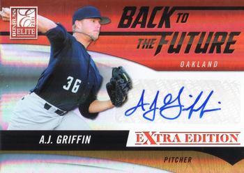 2011 Donruss Elite Extra Edition - Back to the Future Signatures #7 A.J. Griffin Front
