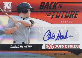 2011 Donruss Elite Extra Edition - Back to the Future Signatures #11 Chris Hawkins Front