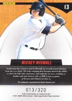 2011 Donruss Elite Extra Edition - Back to the Future Signatures #13 Mickey Wiswall Back