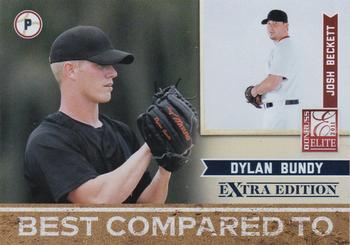2011 Donruss Elite Extra Edition - Best Compared To #2 Dylan Bundy / Josh Beckett Front