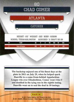 2011 Donruss Elite Extra Edition - Prospects #80 Chad Comer Back