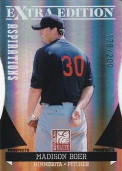 2011 Donruss Elite Extra Edition - Prospects Aspirations Die Cut #64 Madison Boer Front