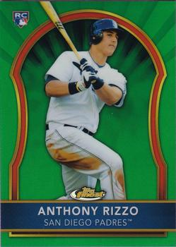 2011 Finest - Green Refractors #97 Anthony Rizzo Front