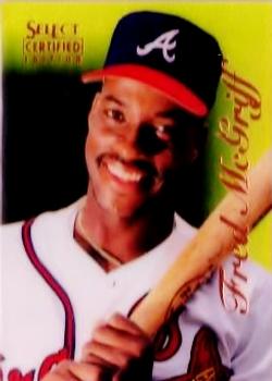 1996 Select Certified - Mirror Gold #66 Fred McGriff Front